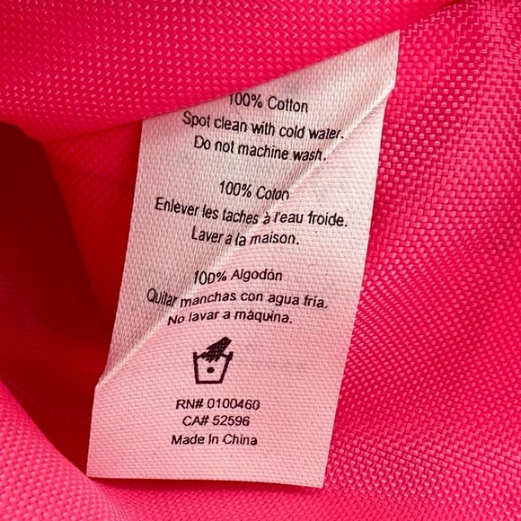 KAVU Blue & Pink Zig Zag Cotton & Nylon Trifold Long Wallet - Picture 2 of 9